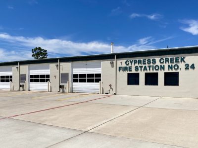 Cypress, TX- Exterior- After-Fire Station