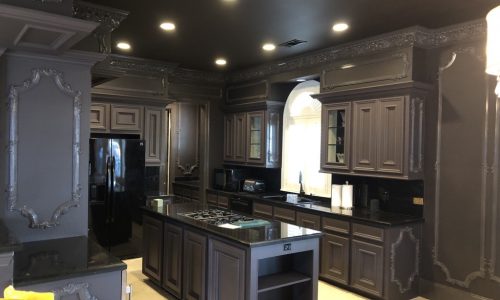 Kitchen Painting in Tanner's Brown NO. 255 by Farrow & Ball