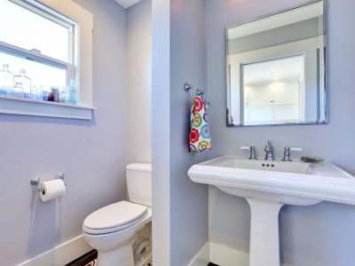 interior residential bathroom painting