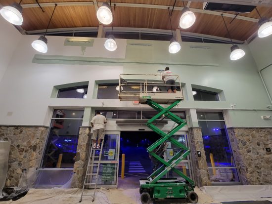 Commercial painting in norther Fairfield County.