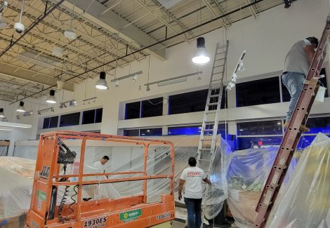 Commercial painting in norther Fairfield County.