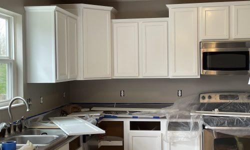 Kitchen Cabinets After Painting