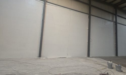 Warehouse During Painting