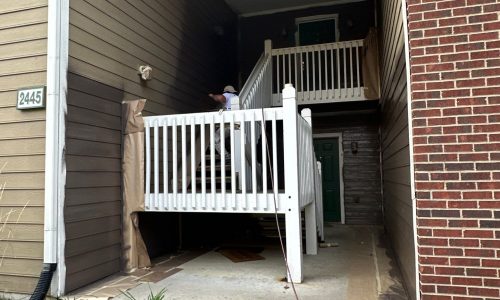 Wex On the Green Apartment Community Exterior Paint Refresh - During