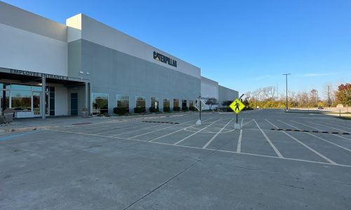 Parking Lot Before Painting