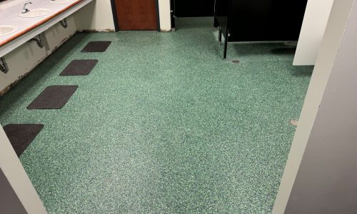 Refinished Floor and Stalls