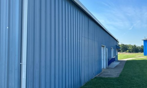 Faded Building Exterior