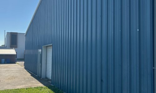 Faded Building Exterior