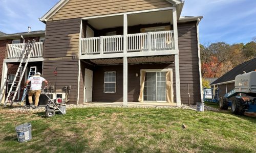 Wex On the Green Apartment Community Exterior Paint Refresh - During