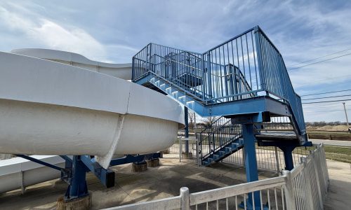 Rusting Slide Structure