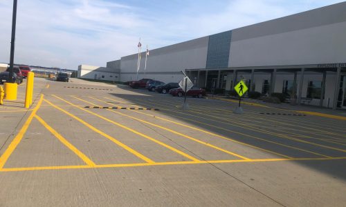 Parking Lot After Painting