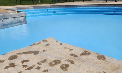 Epoxy Application Begins