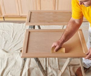 Surfaces Are Sanded & Prepped