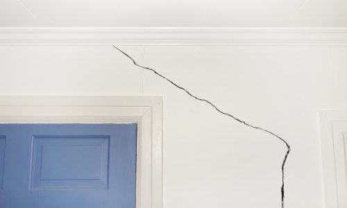drywall crack