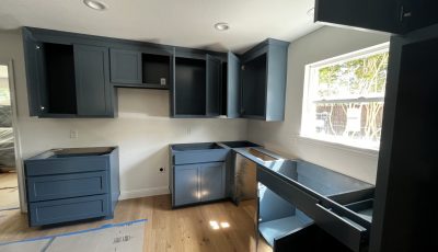 Kitchen Cabinet Refinishing Project