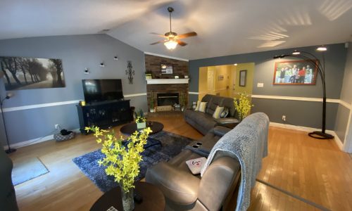 Refinished Interior Walls