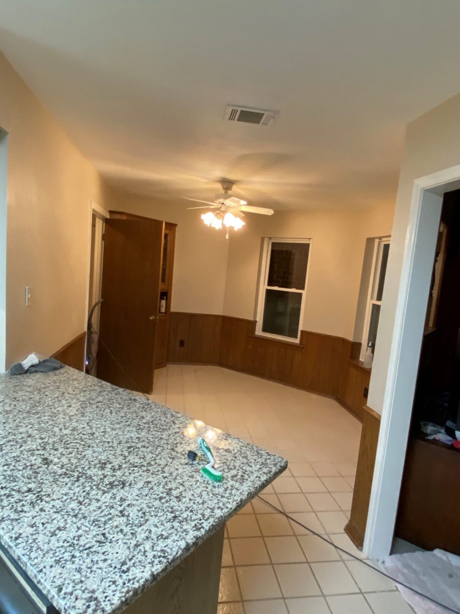 Popcorn ceiling removal by CertaPro Denton Preview Image 2