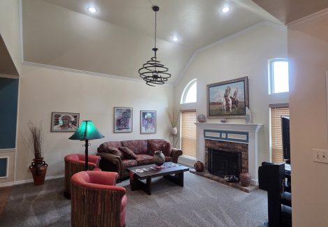 home interior room after repaint