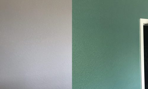 White Repainted Wall