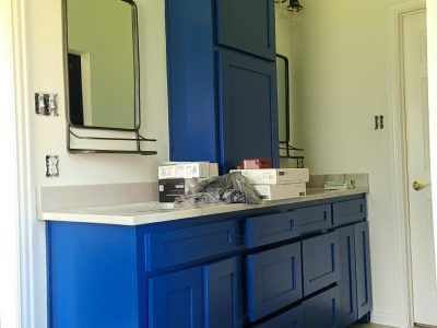 Blue Cabinets
