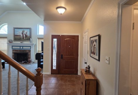 home interior room after repaint