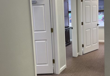 painted office corner