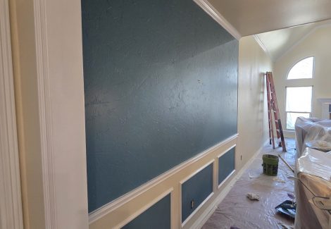 home interior room during repaint