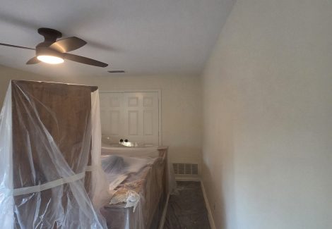 home interior room during repaint