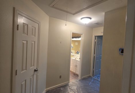 home interior room during repaint