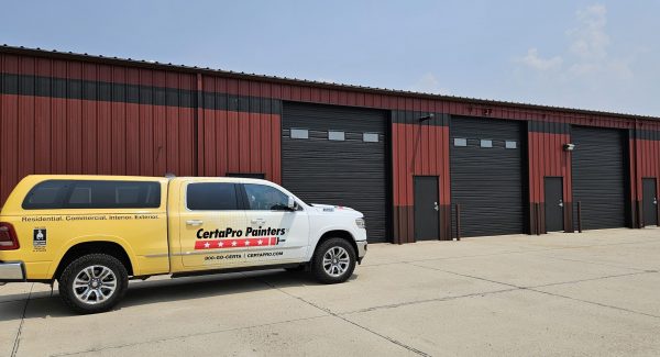 painted commercial building exterior