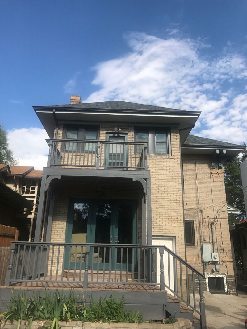 Exterior painting by CertaPro House Painters in Denver Square, CO