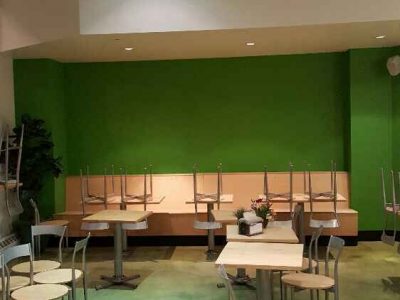 Commercial restaurant painting by CertaPro Painters of Denver, CO