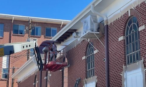 Soffit Repairs in Progress