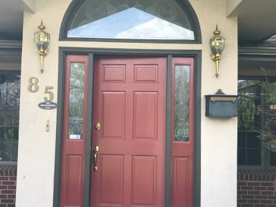 Entranceway refinish