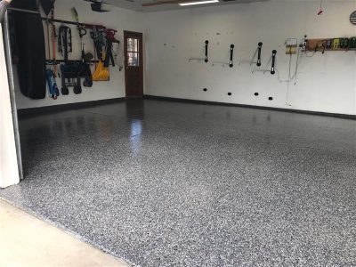 Finished garage floors