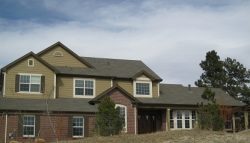 Exterior house painting by CertaPro painters in Franktown, CO