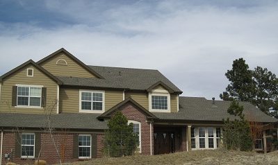 Exterior house painting by CertaPro painters in Franktown, CO
