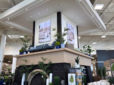 repainted furniture store interior in Urbandale, IA