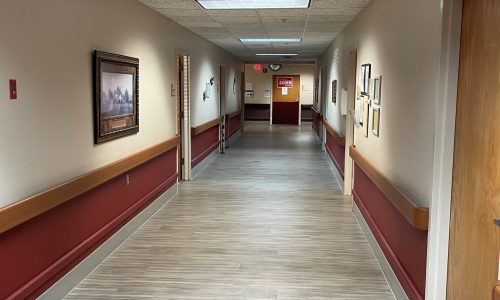 Hallway Before Painting