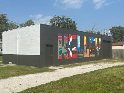 Repainted commercial exterior in Kelley, IA