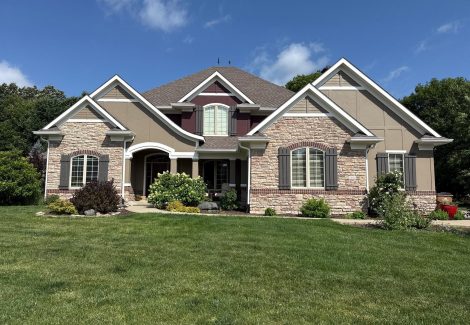 Repainted House Exterior in Colfax, IA