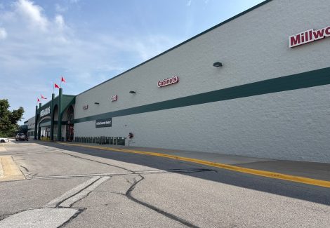 Repainted Department Store Exterior in Akeny, IA