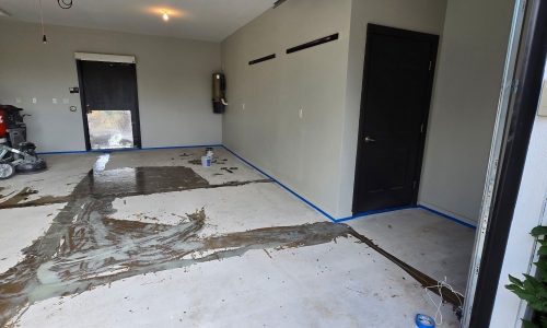 Garage Floor Recoating - Before
