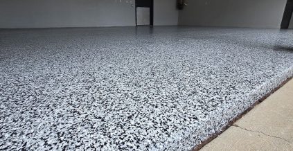 Garage Recoating Project In Johnston, IA