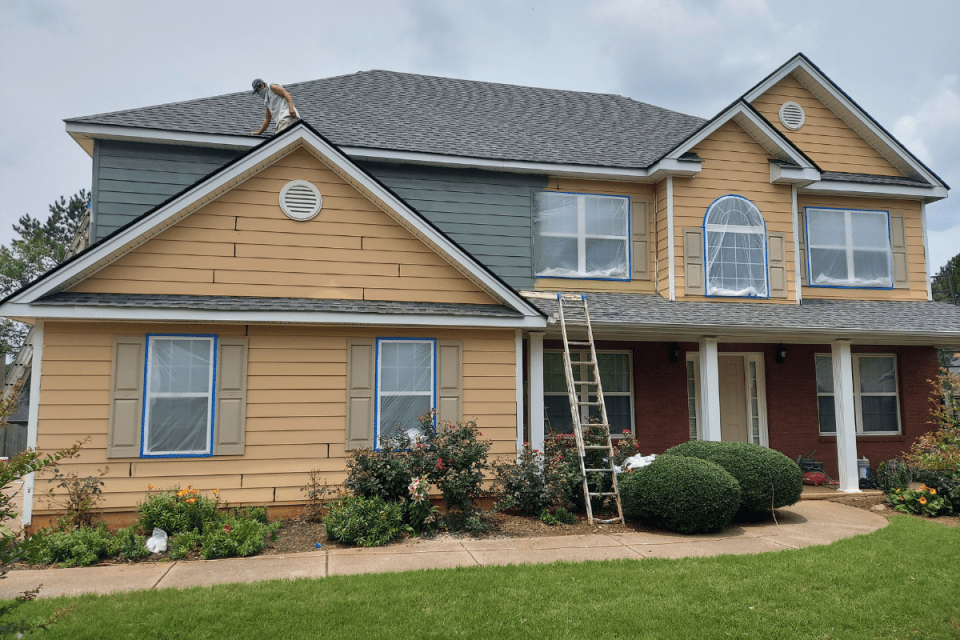 Before Exterior Painting Villa Rica, GA