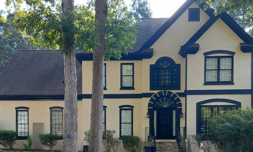 Pale Yellow Exterior Painting