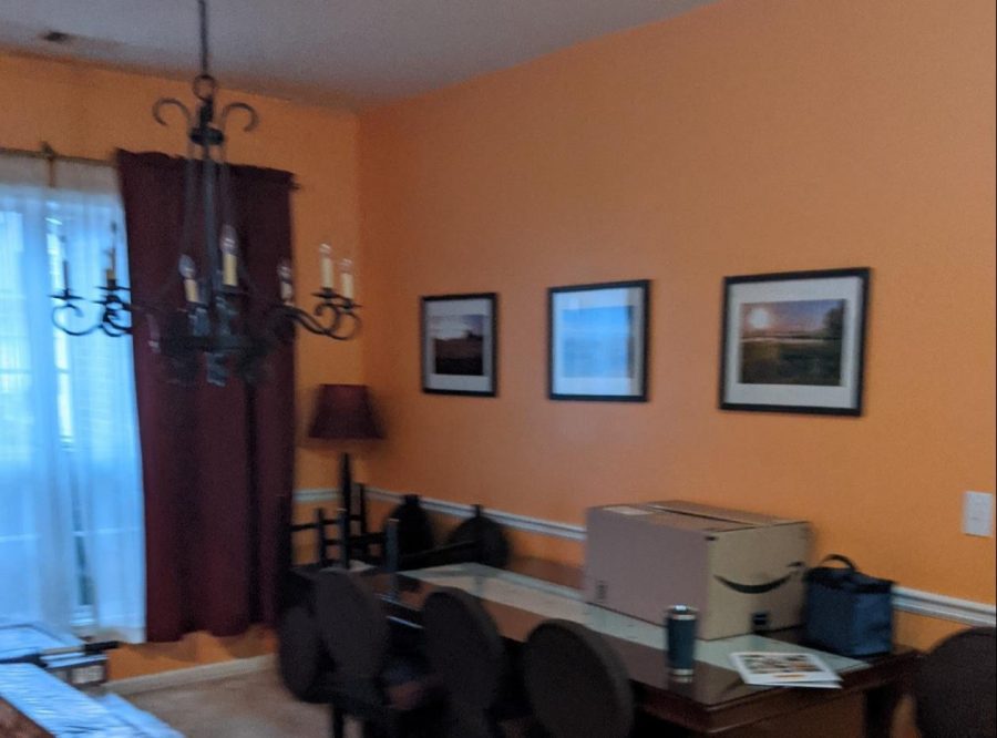 Dining Room before interior painting Austell, GA Preview Image 1