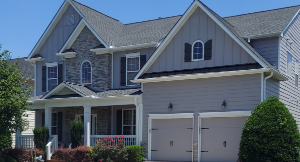 Pale Grey Exterior Painting in Powder Springs, GA
