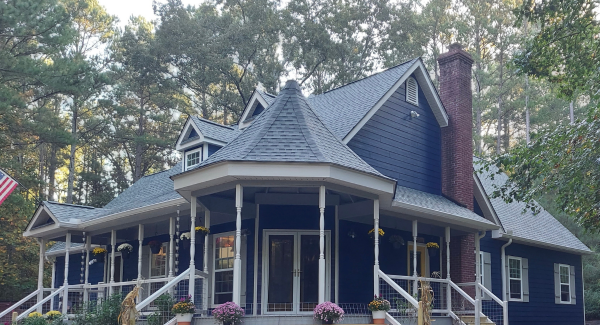 Blue Exterior Painting Villa Rica, GA