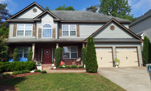 Green Exterior Painting